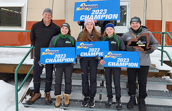 Congratulations To Our Girls Nordic Ski Team Who Won The New York State